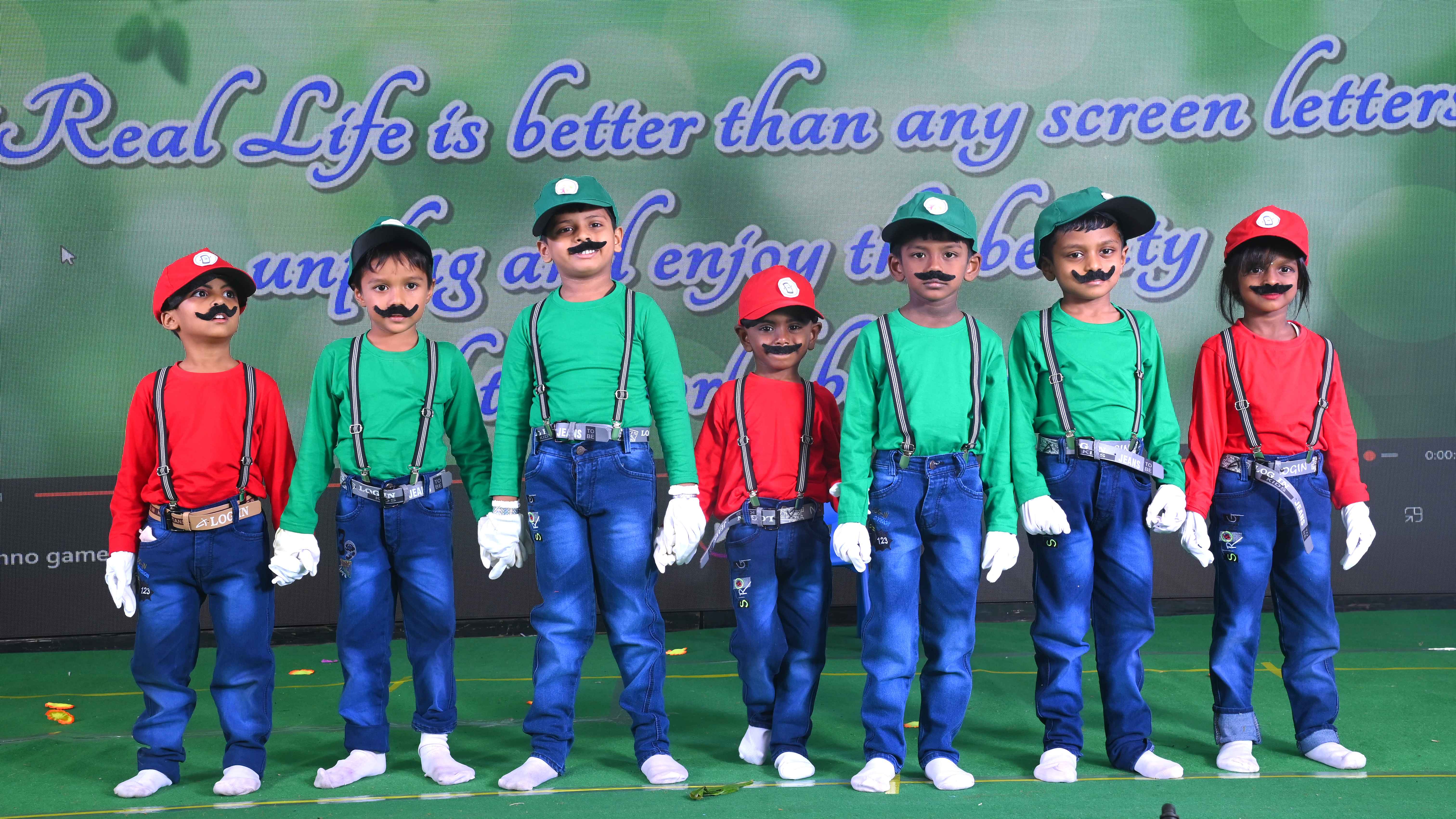 Annual day celebration scene