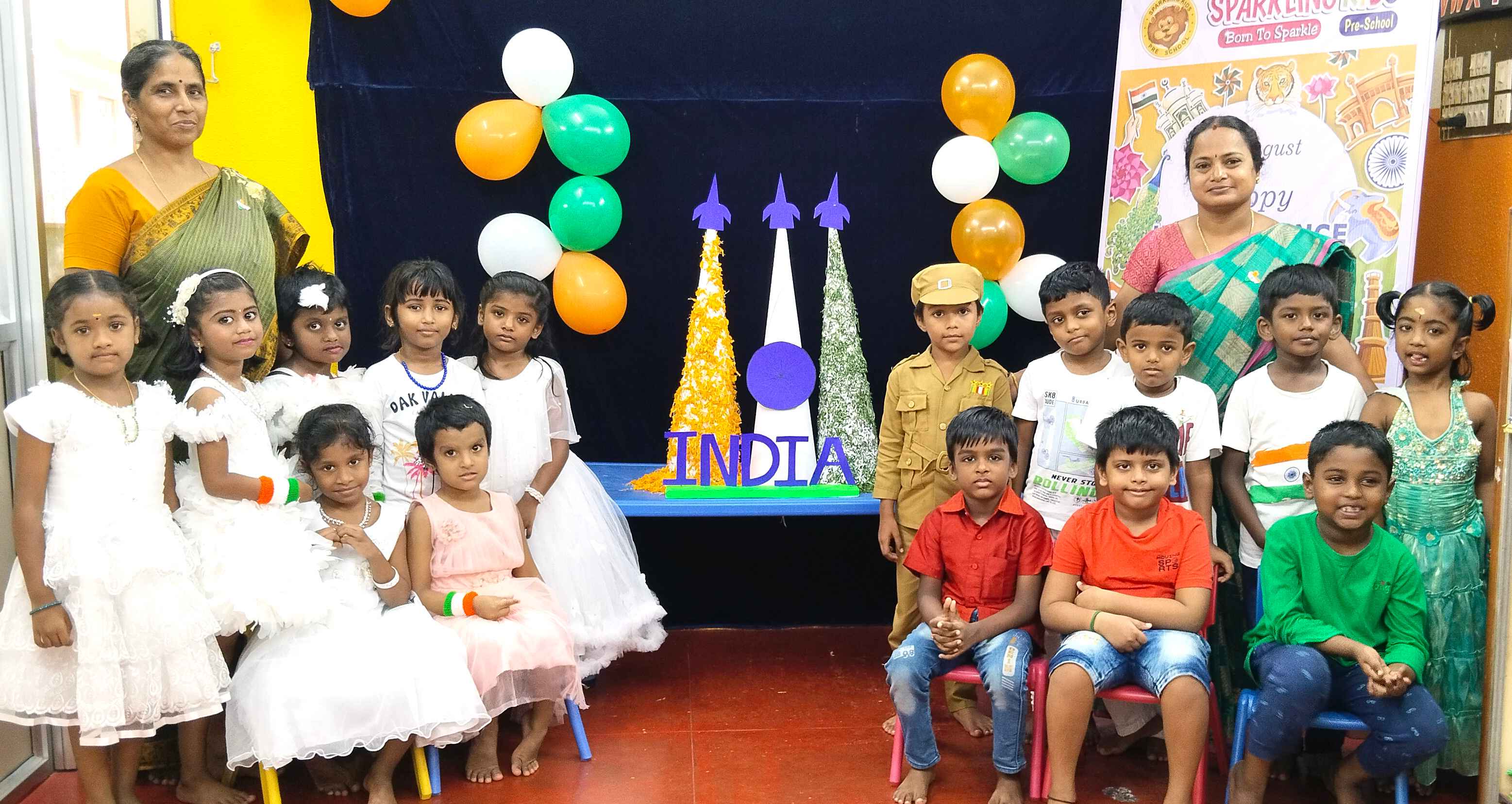 Independence day celebration scene